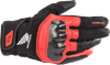 Black/Bright Red
