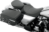 DRAG SPECIALTIES SEATS Solo Seat - Mild Stitched - Driver Backrest Compatible - FLH '97-'07 0801-0493
