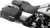 DRAG SPECIALTIES SEATS Solo Seat - Mild Stitched - Driver Backrest Compatible - FLH '97-'07 0801-0493