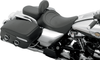 DRAG SPECIALTIES SEATS Solo Seat - Mild Stitched - Driver Backrest Compatible - FLH '97-'07 0801-0493