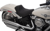 DRAG SPECIALTIES SEATS EZ-Solo Seat - Scorpion Stitch - Silver Thread - Vinyl - FLFB/S '18-'22 0802-1186