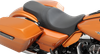 DRAG SPECIALTIES SEATS Forward Positioned Predator 2-Up Seat - Solar Leather - FL '08-'23 0801-1264