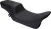 DRAG SPECIALTIES SEATS Predator 2-Up Seat - Vinyl - Smooth - w/o Backrest - FLH/FLTR '08-'24 0801-1499