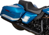 DRAG SPECIALTIES SEATS Predator 1Up Seat - Vinyl - Double Diamond Black Stitch - FLH '08-'23 0801-1483