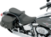 DRAG SPECIALTIES SEATS Solo Seat - Smooth - Driver Backrest - FL/FX '00-'06 0802-0632