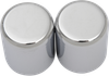 DRAG SPECIALTIES Docking Covers - Small - Chrome C77-0099C