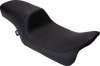DRAG SPECIALTIES SEATS Predator 2-Up Seat - Vinyl - Black - Smooth - w/o Backrest - FLH/FLT '08-'24 0801-1487