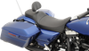 DRAG SPECIALTIES SEATS Extended Reach Predator Seat - Mild Stitched - Backrest Recepticle - FL '08-'24 0801-1005
