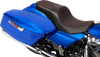 DRAG SPECIALTIES SEATS Forward Position Freedom Seat - Vinyl - Red Double Diamond Stitch - FLH/FLT '23-'25 4715D