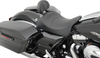 DRAG SPECIALTIES SEATS Solo Seat - Mild Stitched - Driver Backrest - FL '08-'23 0801-0886