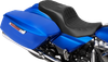 DRAG SPECIALTIES SEATS Forward Position Freedom Seat - Vinyl - Black Double Diamond Stitch - FLH/FLT '23-'25 4715B