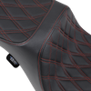 DRAG SPECIALTIES SEATS Double Bucket Seat - Mild Stitch - XL '10-'22 0804-0604