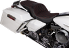 DRAG SPECIALTIES SEATS Freedom Seat - Vinyl - Double Diamond Red Stitch - FLH '97-'07 08011507-4676D