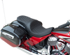 DRAG SPECIALTIES SEATS Low Profile Touring Seat - Double Diamond - Black Stitch - Solar Reflective - Indian '14-'22 0810-2274