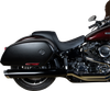 DRAG SPECIALTIES SEATS Predator Seat - Double Diamond w/ Silver Sitching - Vinyl - FLSB/FXLR '18-'23 0802-1518