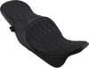 DRAG SPECIALTIES SEATS Low Forward Touring Seat - Double Diamond - FL '08-'24 0801-1011