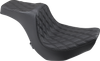 DRAG SPECIALTIES SEATS Predator III Seat - Double Diamond - Black Stitching - FXBR/S '18-'20 0802-1267