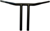 DRAG SPECIALTIES 1-1/4" Buffalo T-Bar - 12" - Flat Black 0601-3509