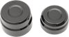 DRAG SPECIALTIES Axle Caps - Rear - Black - Pair 0214-0835