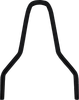 DRAG SPECIALTIES Round Sissy Bar - Black - 9.88"H X08-0043GBR