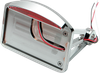 DRAG SPECIALTIES Side Mount Taillight/License Plate Mount - Flat Horizontal - Half-Moon 28-6042LEDBX1