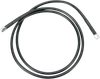 DRAG SPECIALTIES Universal Brake Line - Black - 18" 818-BLK