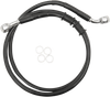 DRAG SPECIALTIES Brake Line - Front (Upper) - Black 614771-BLK