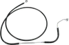 DRAG SPECIALTIES Brake Line - Front - Black - +2" ABS 691182-2BLK
