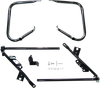 DRAG SPECIALTIES Saddlebag Support Brackets - Black - FL '09-'13 21058B