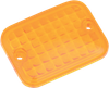 DRAG SPECIALTIES Replacement Mini Rectangular Lens - Amber 165179