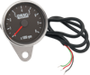 DRAG SPECIALTIES Mini Electronic Tachometer - Polished - Backlit LED Black Face - 2.4" 21-6894DS