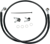 DRAG SPECIALTIES Brake Line - Front (Upper) - Black 660310-BLK