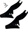 DRAG SPECIALTIES Quick Release Side Plates - Black X08-0021GB