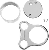 DRAG SPECIALTIES 1.5" T-Bar Gauge Mount - Chrome - For OEM Gauge 2210-0561