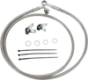 DRAG SPECIALTIES Brake Line - Front - +8" - Stainless Steel 640115-8