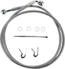 DRAG SPECIALTIES Brake Line - Front - +4" - Stainless Steel - XL 660310-4