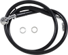DRAG SPECIALTIES Brake Line - +6" - Black - '18-'24 Softail 618620-6BLK