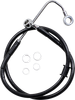 DRAG SPECIALTIES Brake Line - Front (Upper) - Black 618300-BLK
