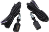 DRAG SPECIALTIES Marker Light - Smoke/Amber - Matte Black L22-6042MBME