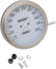 DRAG SPECIALTIES 5" MPH FL-Style 2:1 Speedometer - '36-'40 White Face 72758M