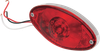 DRAG SPECIALTIES Taillight - Cat Eye - Ultra Thin - Red Lens 160634