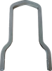 DRAG SPECIALTIES Square Sissy Bar - Chrome - 10" H x 7.5" W X08-0041CS