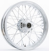Fr 40 Spk Sd Chrome 16x3.5 Flst Hub 3/4" Axl 00 Ltr
