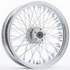 Rr 60 Spk Chrome 18x5.5 Wide Hub 1" Axl 00 Ltr