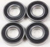 Rear Wheel Bearing Kit 4pc 25mm Id Sealed Non Abs