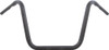 1.25" Ape Hanger Black 14" 1.25" Thru Clamp  Cable