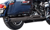 S&S CYCLE 2-into-1 Lava Chrome Sidewinder® Exhaust System - Race Only 550-1087