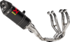 AKRAPOVIC Racing Line Exhaust System - Carbon - Kawasaki ZX-6R S-K6R11-RC/1