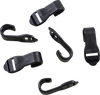 PARTS UNLIMITED Cover Hooks - Snowmobile - Black - 6 Pack LM-4003-0060