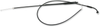 PARTS UNLIMITED Vinyl Covered Throttle Cable - '71-'77 Suzuki 125/185 58300-28002
